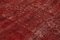 Tappeto grande sovratinto in rosso, Immagine 5