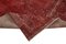 Large Red Overdyed Area Rug 6