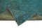 Large Turquoise Overdyed Area Rug, Image 6