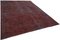 Large Vintage Red Overdyed Area Rug, Image 2