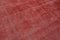 Large Vintage Red Overdyed Area Rug, Image 9