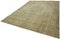 Large Vintage Beige Area Rug 3