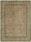 Large Vintage Beige Area Rug 1