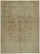 Large Vintage Beige Area Rug, Image 1