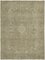 Large Vintage Beige Area Rug, Image 1