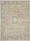 Large Vintage Beige Area Rug, Image 1