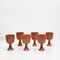 Earthenware Wine Cups, 1950s, Set of 6 5