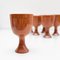 Earthenware Wine Cups, 1950s, Set of 6 8