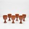 Earthenware Wine Cups, 1950s, Set of 6 3