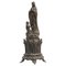 Statuetta Memorabilia della Vergine di Lourdes in metallo, anni '50, Immagine 1