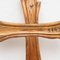 Cruz religiosa de madera con obras de arte tradicionales, años 50, Imagen 11