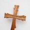 Croix Religieuse Traditionnelle en Bois, 1950s 4