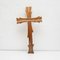Opera d'arte tradizionale Croce religiosa in legno, anni '50, Immagine 2