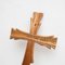 Croix Religieuse Traditionnelle en Bois, 1950s 8