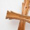 Traditional Artwork Wooden Religious Cross, 1950s 6