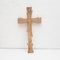Cruz religiosa de madera con obras de arte tradicionales, años 50, Imagen 3
