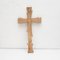 Traditional Artwork Wooden Religious Cross, 1950s, Image 3