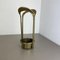 Hollywood Regency Brutalist Brass Umbrella Stand, Italy, 1970s 3