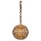 Mid-Century Globe Pendant Light in Rattan and Bamboo, Italy, 1960s, Image 7