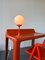 Lampe de Bureau Globe Orange, 1970s 2