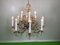 Lámpara de araña Lustre de cristal flameado al estilo de Maria Theresien, años 60, Imagen 5
