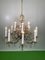 Flamed Crystal Luster Chandelier in the style of Maria Theresien, 1960s 10