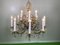 Lámpara de araña Lustre de cristal flameado al estilo de Maria Theresien, años 60, Imagen 11