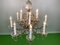 Flamed Crystal Luster Chandelier in the style of Maria Theresien, 1960s 2