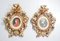 Cartoccio Frames with Famous Miniatures, Set of 2, Image 1