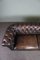 Chesterfield Brown Leather Sofa 7