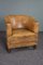 Fauteuil en Cuir Tan clair 1