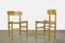 Beech Model J39 Dining Chairs by Børge Mogensen for F.D.B. Mobler, Denmark, 1970s, Set of 2, Image 2