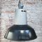 Lámpara colgante industrial francesa vintage esmaltada en negro de Mazda, Imagen 4