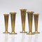 Scandinavian Brass Candleholders, 1960s, Set of 5 3