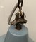 Lámpara colgante de taller Emaille Mid-Century, años 60, Imagen 9