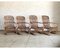 Armchairs with Bamboo Armrests attributed to Tito Agagoli, 1960, Set of 4, Image 1
