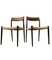 Model 77 Dining Chairs in Rosewood by Niels Otto Møller for J.L. Møllers, Set of 6 1