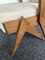 Italienische Vintage Mid-Century Kompass Holz Sessel von Le Corbusier, 1960er, 2er Set 11