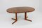 Vintage Danish Round Extendable Dining Table from Skovby in Teak, 1960s, Image 11