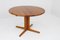 Vintage Danish Round Extendable Dining Table from Skovby in Teak, 1960s, Image 1