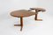 Vintage Danish Round Extendable Dining Table from Skovby in Teak, 1960s 3