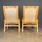 Mid-20thc Danish Beech Framed Chairs & Ottoman by Bruno Mathsson, 1978, Set of 3, Image 29