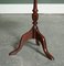 Vintage Green Leather Top Plant Wine Side Stand on Tripod Feet, 1960s 10
