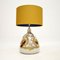 Lámpara de mesa Capodimonte italiana vintage grande, años 70, Imagen 1