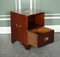 Vintage Kennedy Military Campaign Mahogany Nightstand from Harrods, 1970s 4