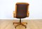 Leather & Wood Conference Chair by Stoll Giroflex, 1960s, Image 3