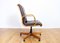 Leather & Wood Conference Chair by Stoll Giroflex, 1960s 2