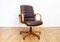 Leather & Wood Conference Chair by Stoll Giroflex, 1960s, Image 1