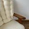 Mid-Century French Oak Armchair from Guillerme Et Chambron, 1960s, Image 8