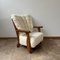 Mid-Century French Oak Armchair from Guillerme Et Chambron, 1960s 5